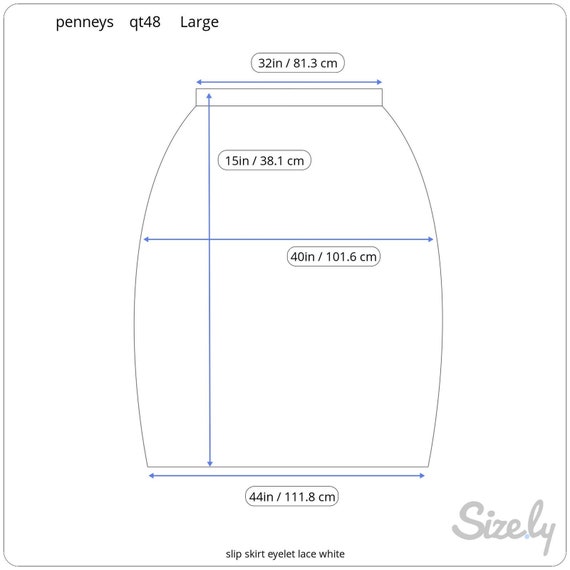 slip skirt eyelet lace white - image 8