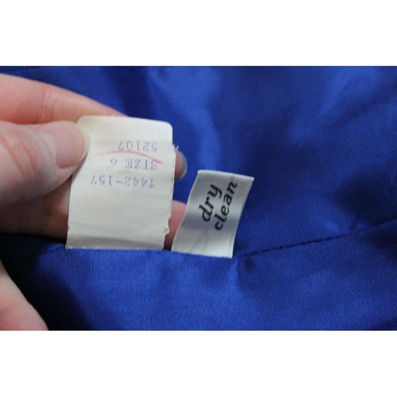 Pendleton suit royal blue fitted wool sz8