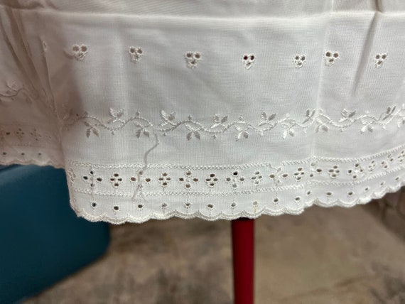 slip skirt eyelet lace white - image 2