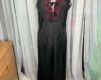negligee playsuit black lace union made