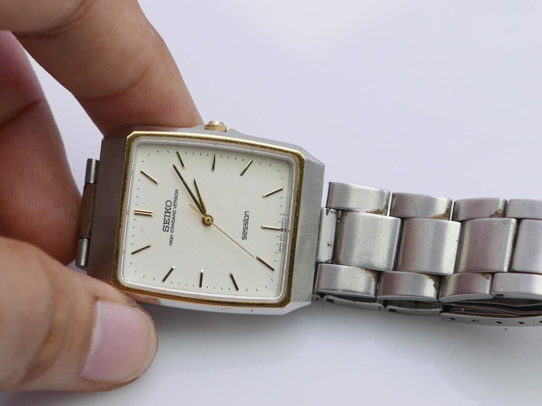 Vintage Seiko Session High Standard Version 5E31 5A70 White