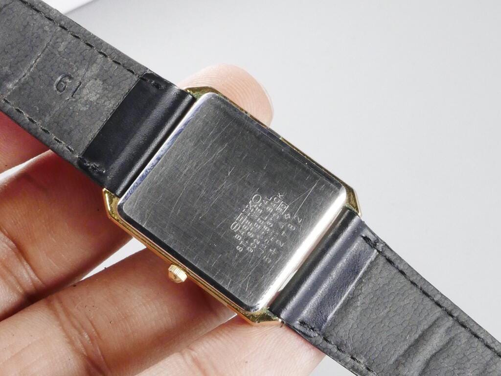 Vintage Seiko Gold Plate 9021 5310 Textured Dial Men Quartz