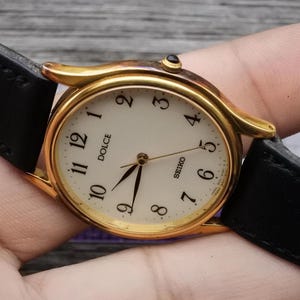 Vintage Seiko Dolce Gold Plated 30micron 8N41 6060 Men Quartz