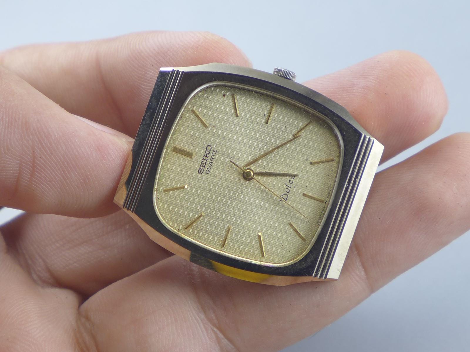 Vintage Seiko Dolce 5931 5450 NSAG Super Hard Alloy Case. Men