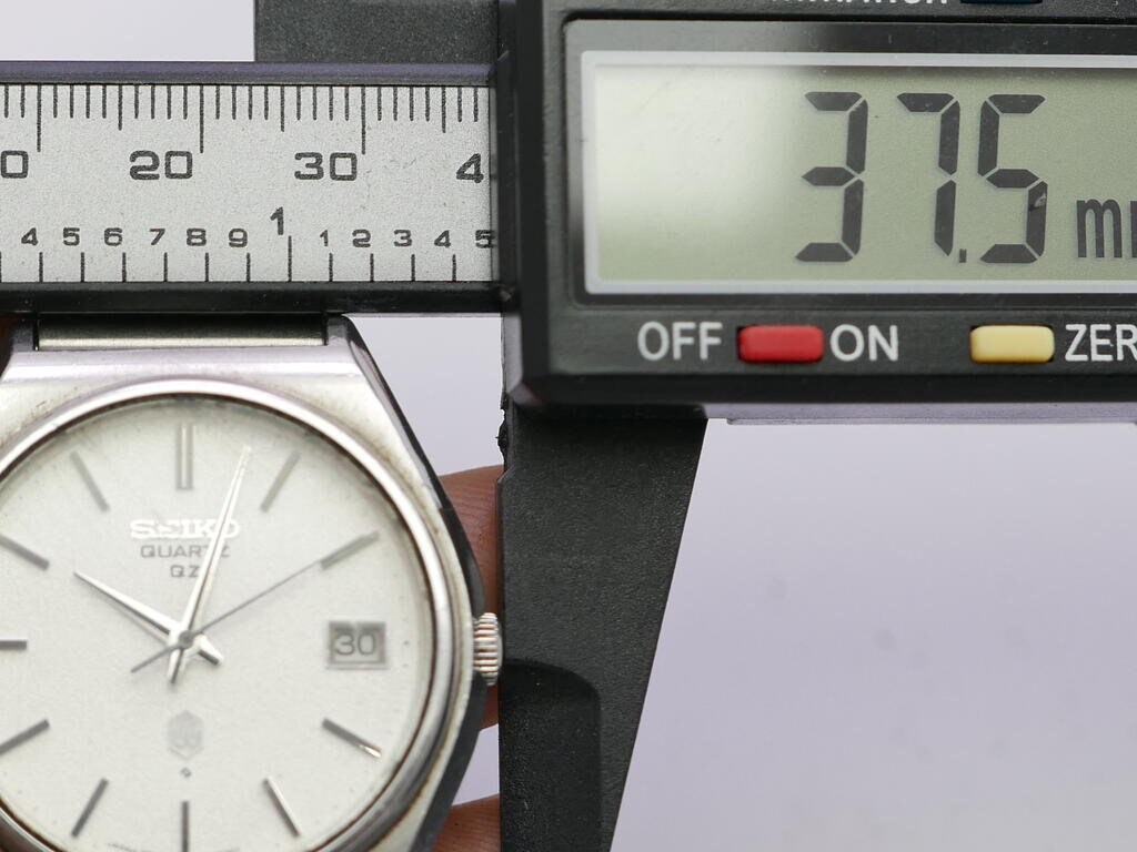 Vintage Seiko Qz 0922 8060 White Dial Men Quartz Watch Japan