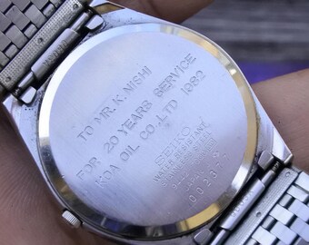Vintage Seiko Twin Crystal 9442 7000 Original Bracelet Men Twin