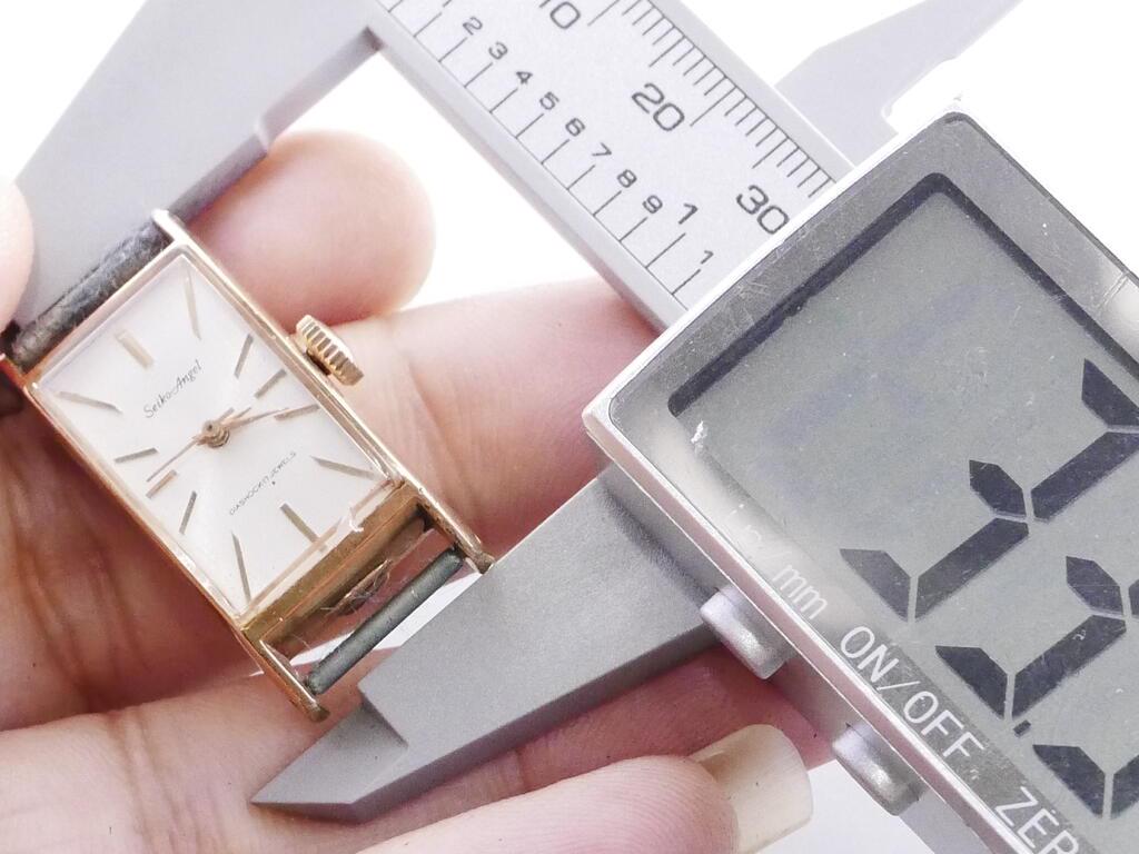 Vintage Seiko Angel 21 Jewels Manual Wind Ladies Watch — 1004‑3020 — Gold Filled Vintage Seiko Angel 21 Jewels Manual Wind Ladies Watch  main image 4