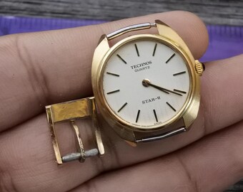 Vintage Seiko Tisse 1F20 6180 Integrated Bracelet Lady Quartz