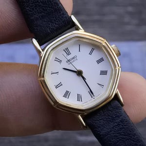 希少SEIKO セイコー　ゴールド　ブレス　SGP オクタゴン　レディース腕時計 Seiko octagon watch women - Etsy 日本
