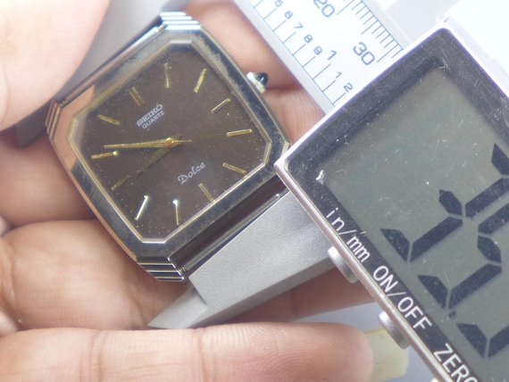 Vintage Seiko Dolce 5931 5430 NSAG Super Hard Alloy Case. Men