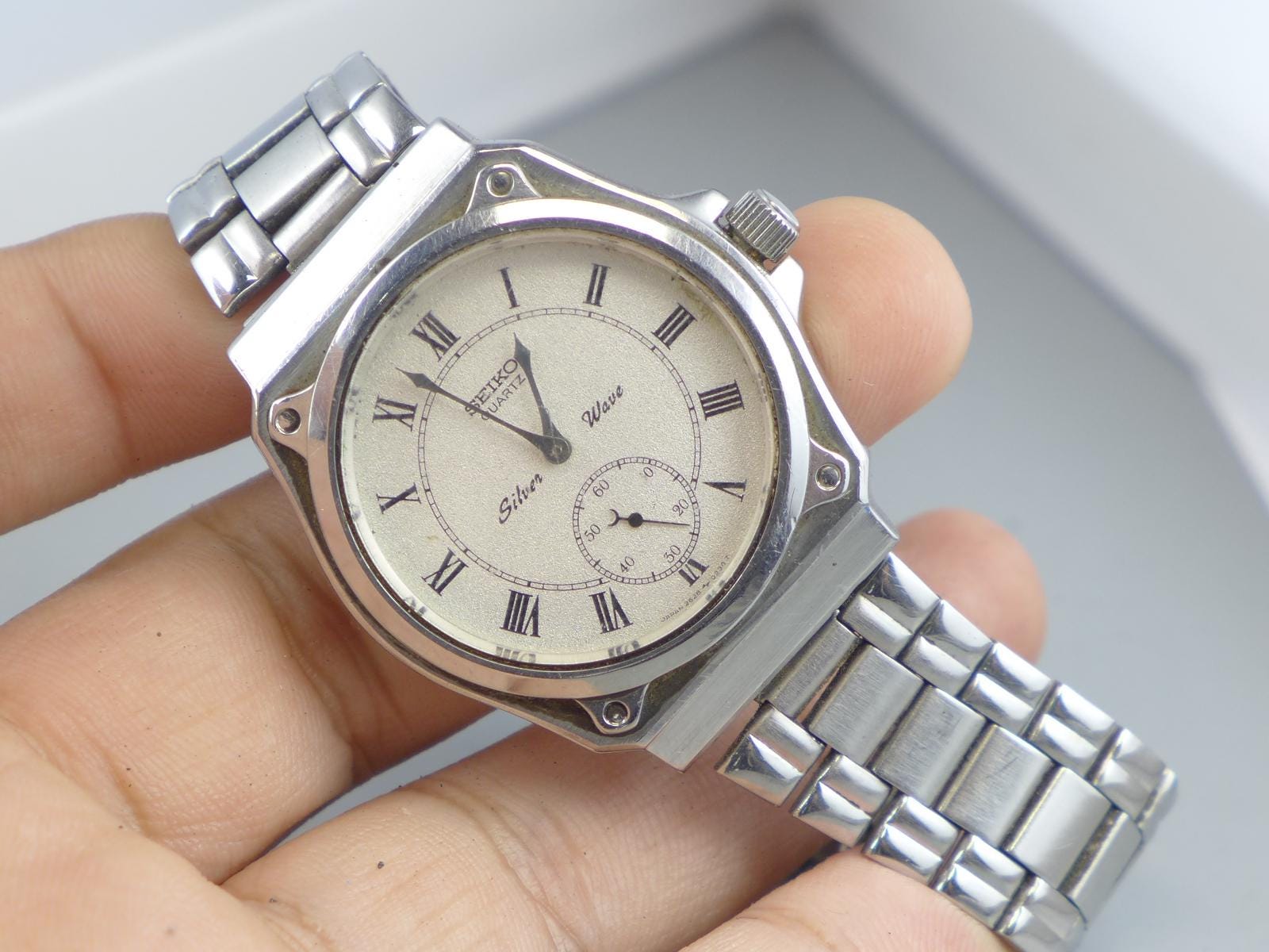 ヴィンテージ セイコー シルバーウェーブ 2628 0060 ローマ数字文字盤