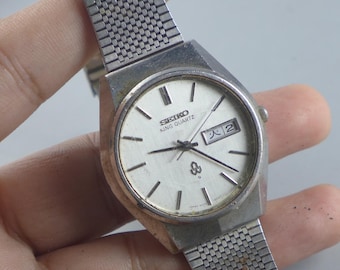 SEIKO　キングクォーツ 　デイデイト　 4823-8010 SEIKO KING QUARTZ セイコー キングクォーツ ブルー文字盤