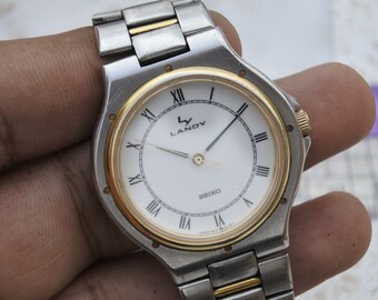 Vintage Seiko Landy 5P31 6B00 Roman Numeric Dial Men Quartz