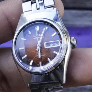【美品・希少ブラックリネン文字盤】SEIKO TYPE II Seiko type ii - Etsy 日本