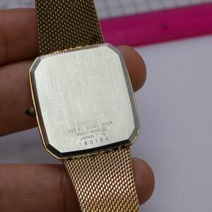 Confezione Regalo Orologio Seiko 5 Originale - Custodia Porta Orologio In Pelle Sintetica Nera Con Cuscino - Foto 3
