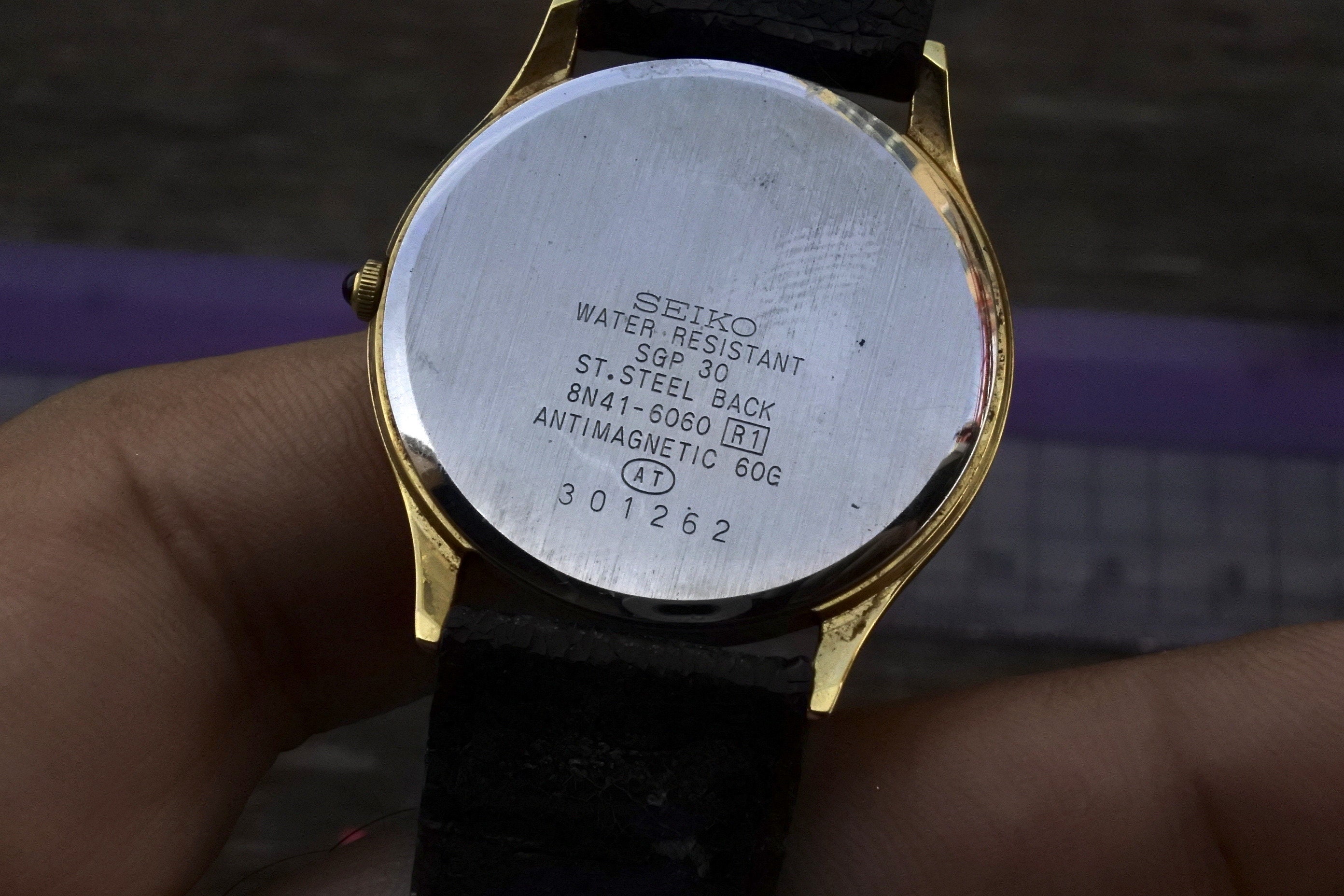 Vintage Seiko Dolce Gold Plated 30micron 8N41 6060 Men