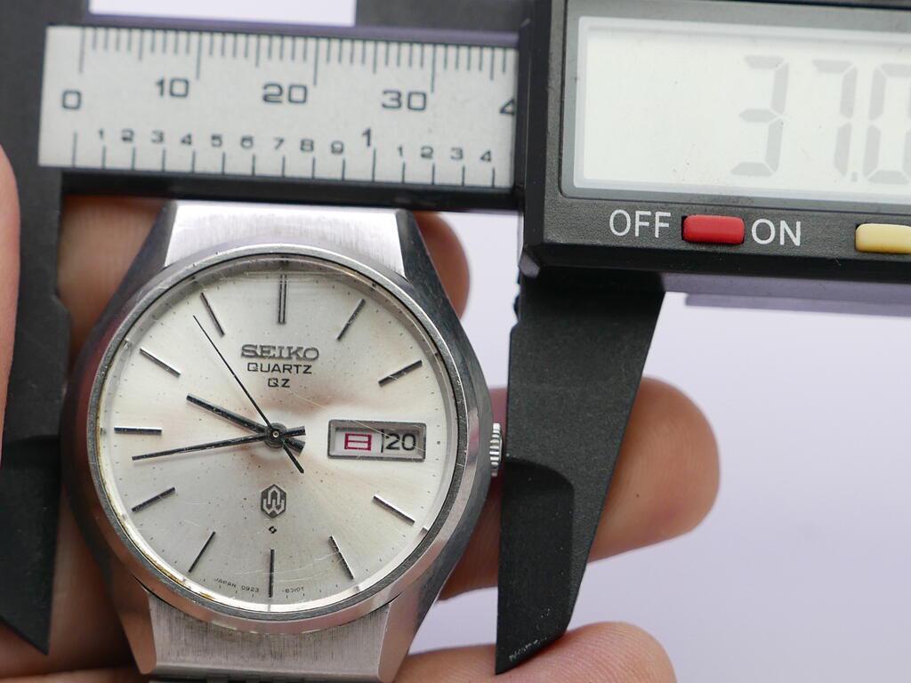 セイコ-SEIKO QUARTZ QZ ア時計 0923-8010 Seiko Quartz QZ 0923-8010-G Day/Date Vintage Men's Watch