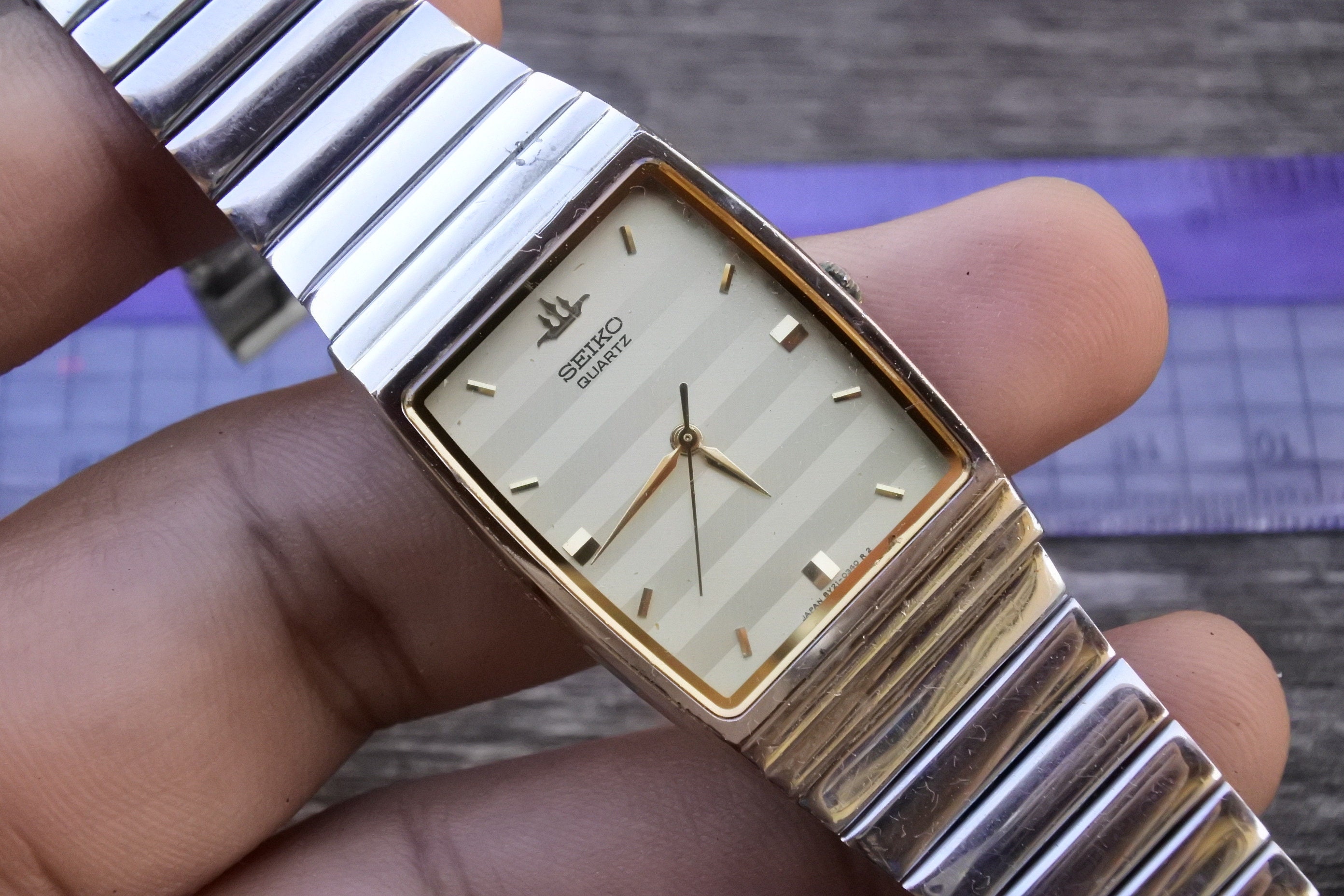 Vintage Seiko Galaxy 8Y21 5050 Integrated Bracelet Men Vintage Seiko Galaxy 8Y21 5050 Integrated Bracelet Men
