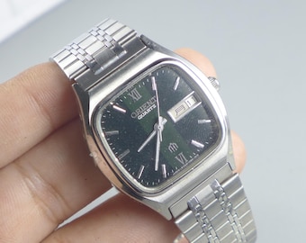 Vintage watch Japan JDM Seiko Chronos Quartz Men OCTAGONAL Shape