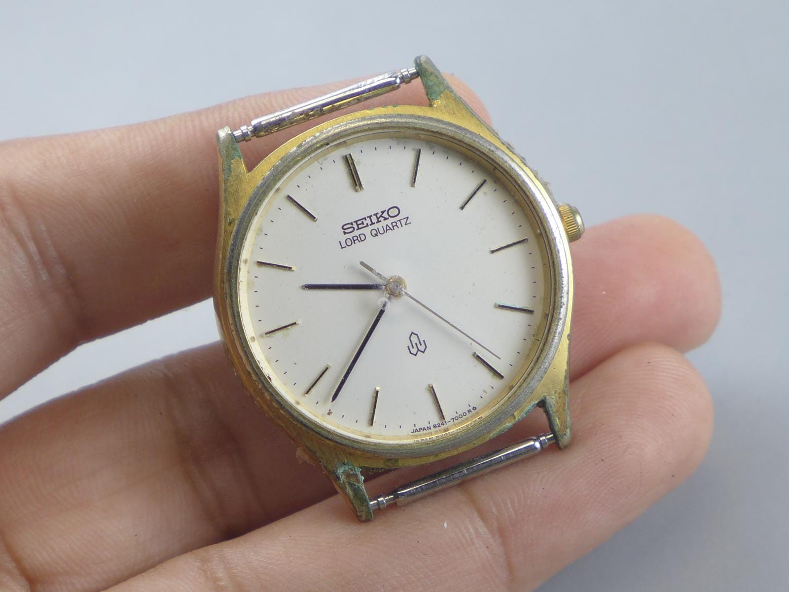 SEIKO Lord Quartz 腕時計(クォーツ) Vintage Seiko Lord Quartz 8241 7000 White Dial Men Quartz Watch