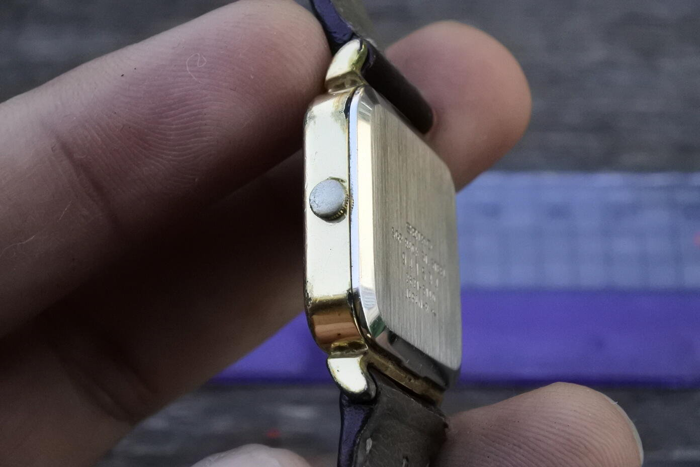 Vintage Seiko Gold Plated 2621 5140 Roman Numeral Dial Lady