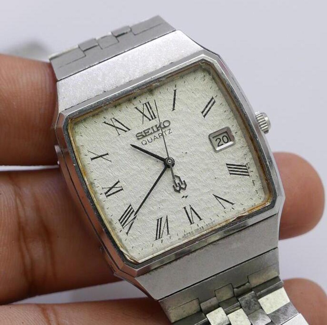 ビンテージ　SEIKO セイコー　ローマンダイヤル　2針ドレスウォッチ Yahoo!オークション -「ローマン文字盤」(その他) (セイコー)の