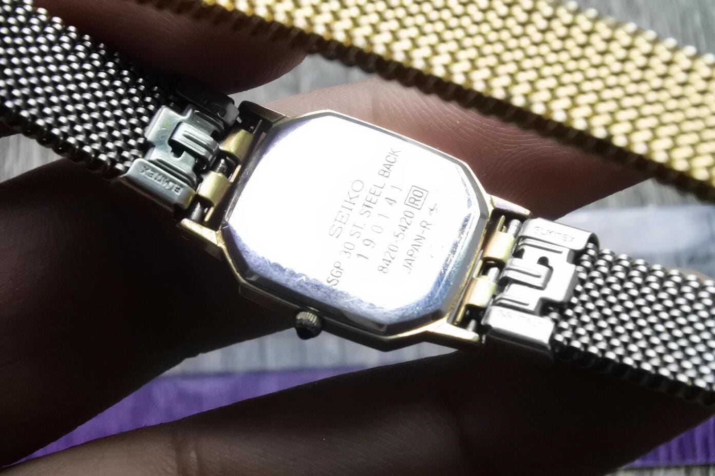 SEIKO セイコー EXCELINE 14K・SS 8420-6390腕時計 SEIKO セイコー EXCELINE 14K・SS 8420-6390腕時計