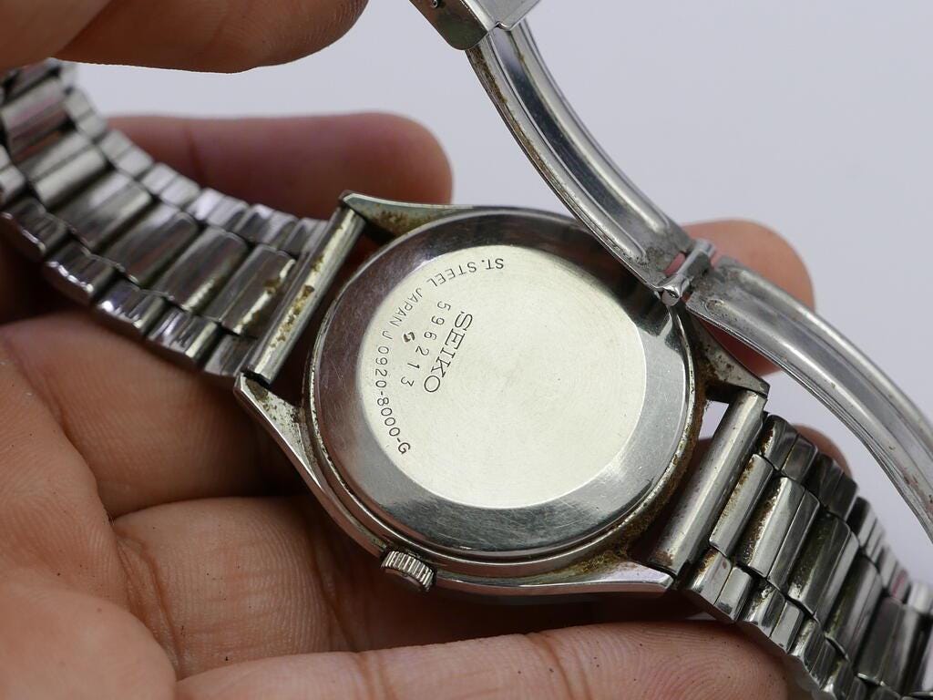 SEIKO QZ セイコー QZ 0920-8000 電池交換 調整済 美品