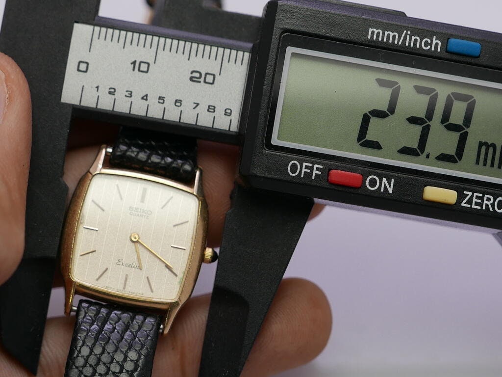 Vintage Seiko Exceline 14K Gold Filled 8420 5400 Lady Quartz Watch