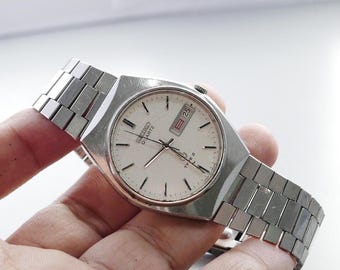 時計 SEIKO TYPE II 7123-7080 MENS QUARTZ Vintage Rare Seiko Watch Type-II 7123-7080 Quartz Mens Used