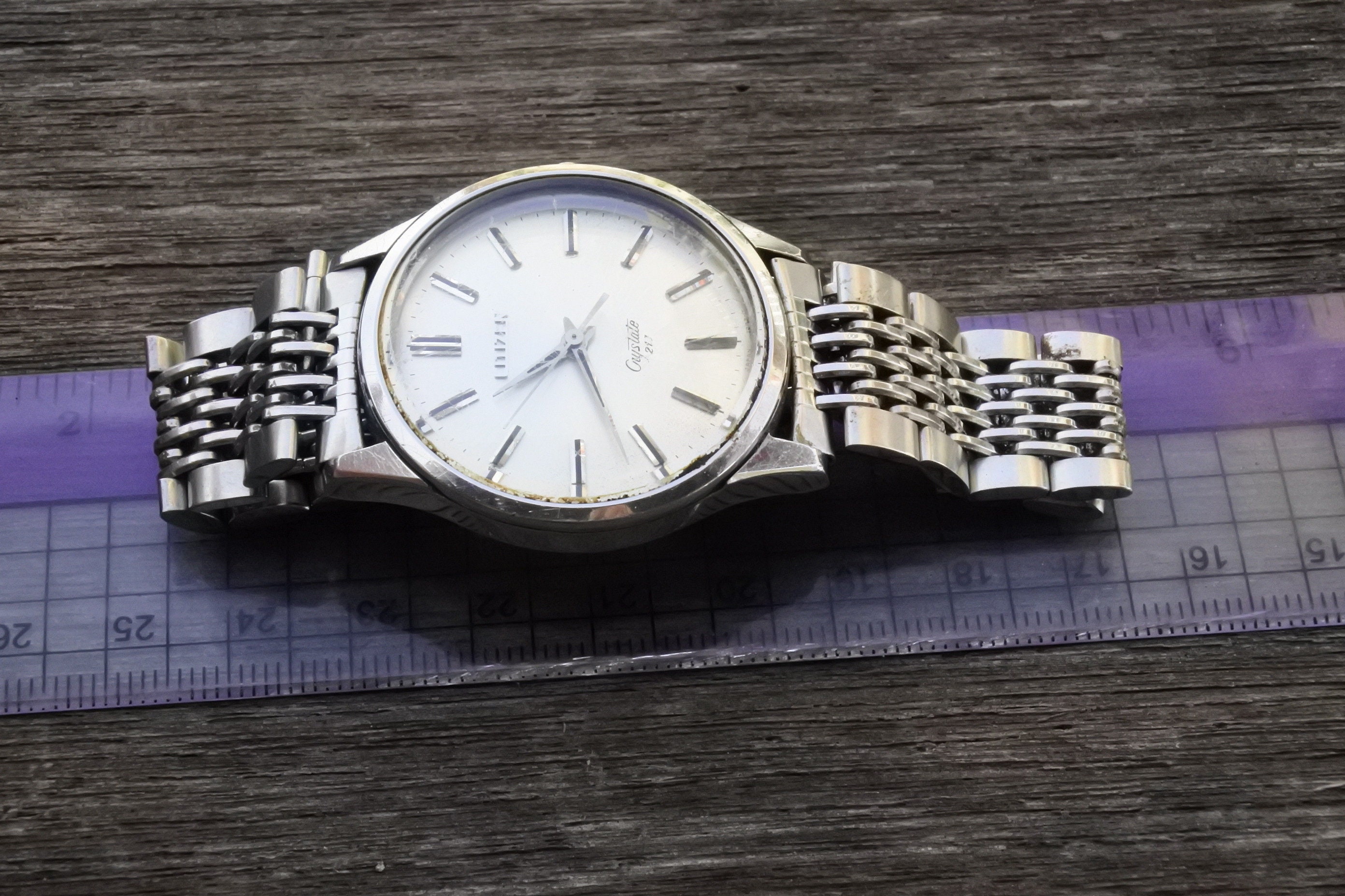 稼働品 シチズン CITIZEN クリステート Crystate H00S 2903-K 手巻き 