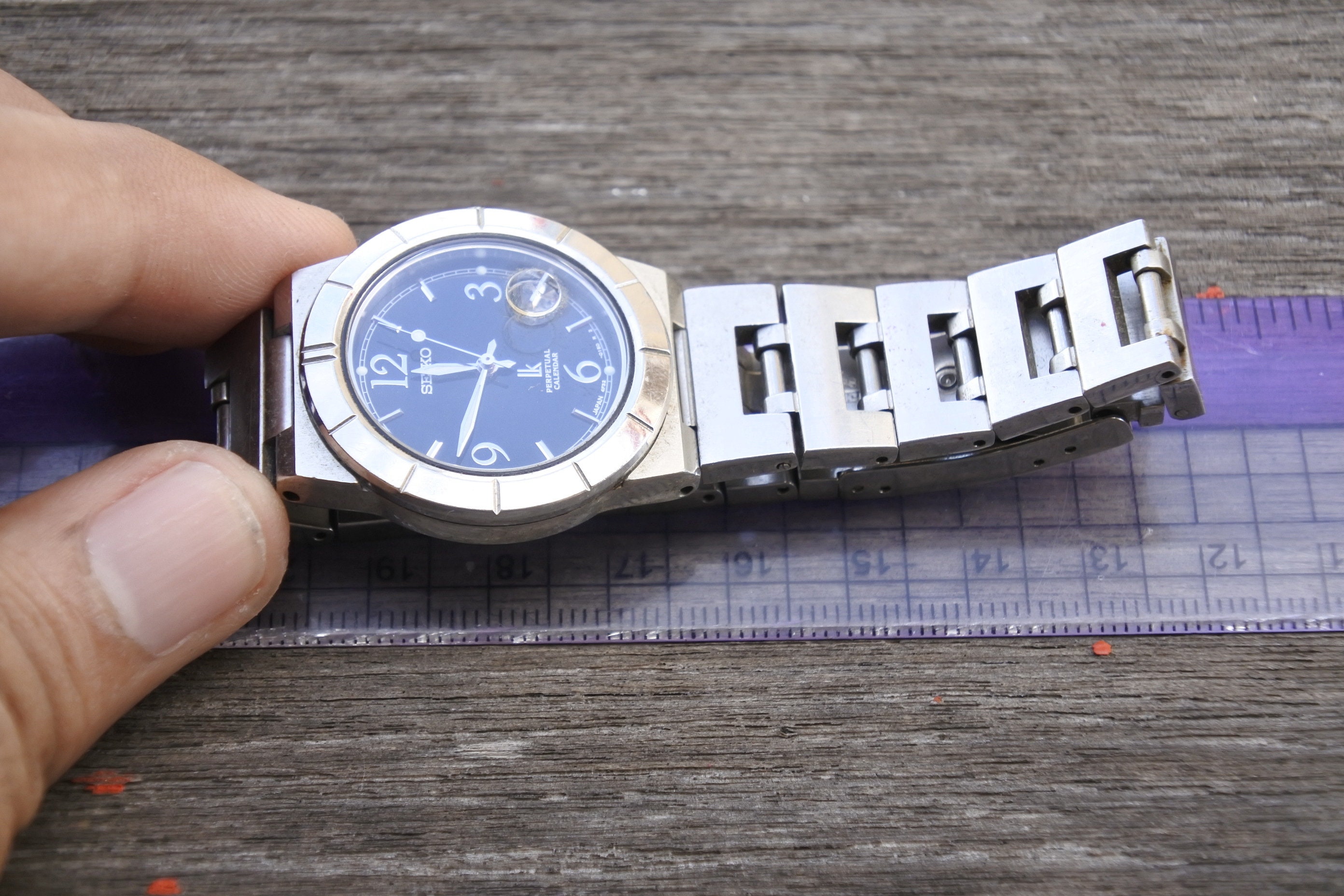 SEIKO セイコー ✩LUKIA Vintage Seiko Lk Lukia Perpetual Calendar F32 0130 Black Dial