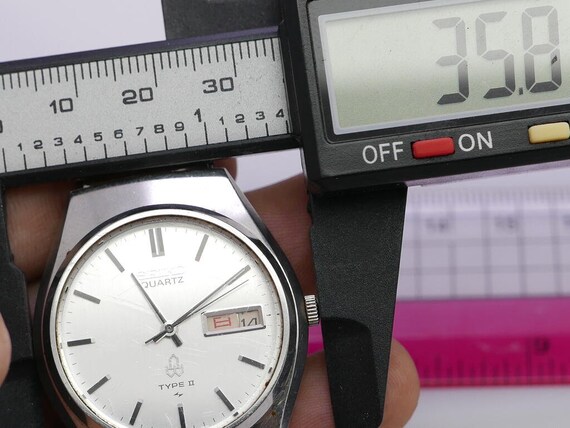 SEIKO セイコー　QUARTZ TYPEⅡ4336-7000 SEIKO WATCH TYPE 2 TYPEⅡ QUARTZ 4336-8040 WHITE STAINLESS