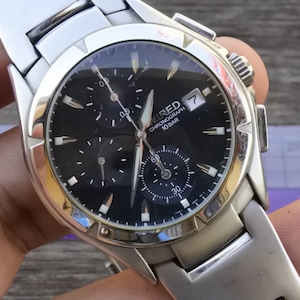 【超希少】SEIKO  7T92－0NR0 ツノクロ Seiko Chronograph Limited Edition 7T92-0RN0 Stainless Steel
