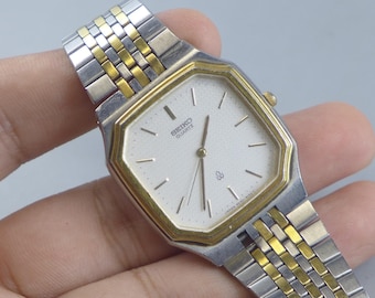 Vintage Seiko Spirit 9533 5030 Textured Dial Men Quartz Watch