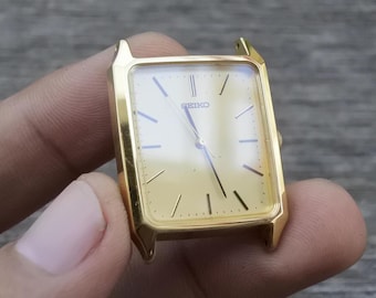Vintage Seiko Year 1988 5P31 5330 Dress Men Quartz Watch Japan