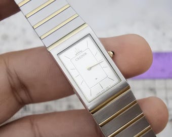 ヴィンテージ セイコー 1E20 5280 一体型ブレスレット レディクォーツ