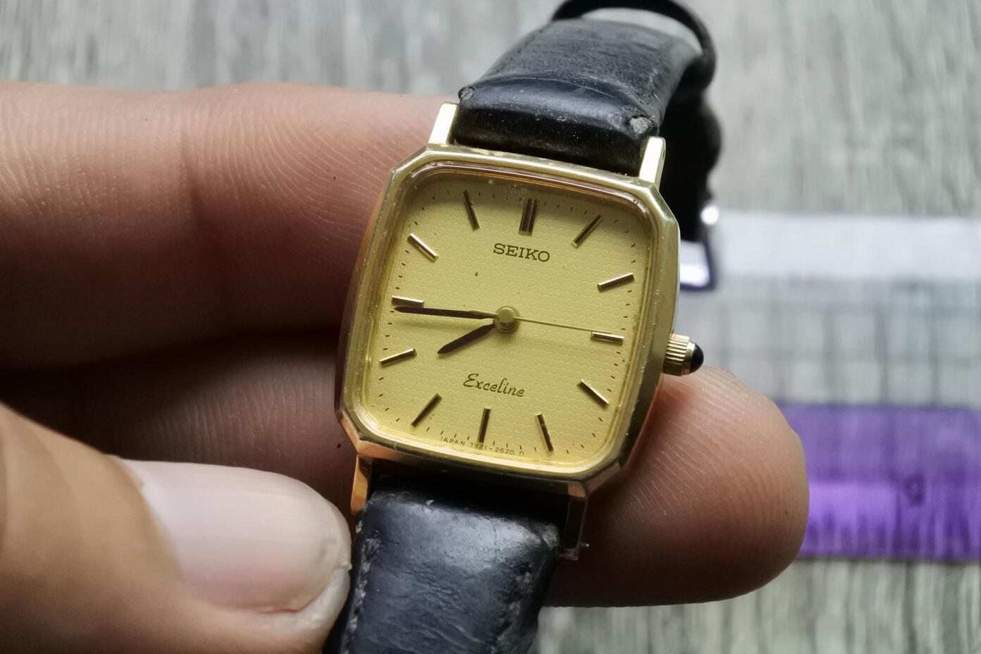 Seiko セイコー Excelline 7321-6570 ゴールド 楽天市場】セイコー SEIKO エクセリーヌ レディース 腕時計 7321