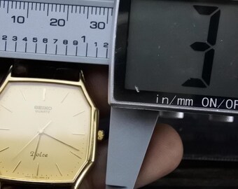 Vintage Seiko Dolce Gold Plated 30 Microns 6030 5500 Men Quartz