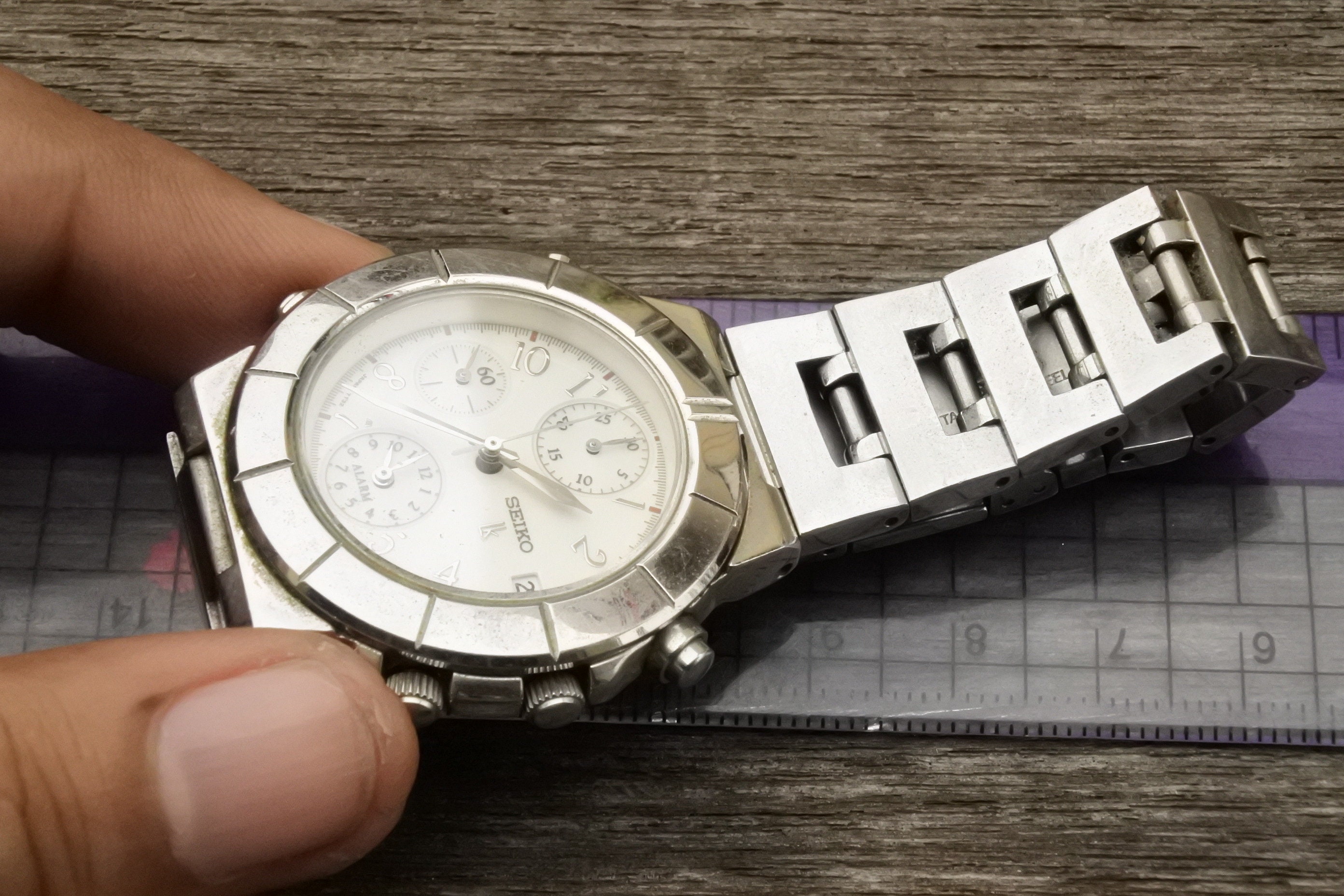 Vintage Seiko Lukia Alarm 7T32 6K80 Chronograph Unisex