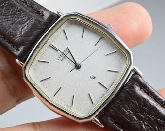 Vintage Seiko Chronos 7731 5130 Textured Dial Men Quartz Watch