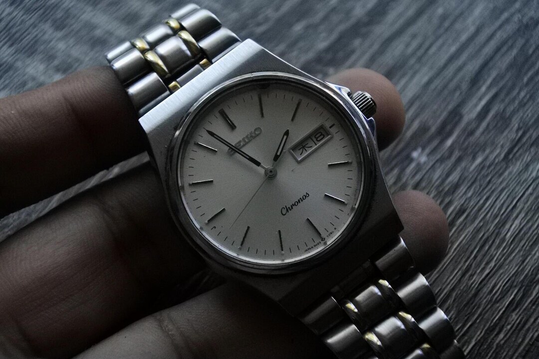 Seiko Chronos 5H23‑7D20 ブラック シルバー Seiko Chronos 5H23-7D20 – Studio Tokei