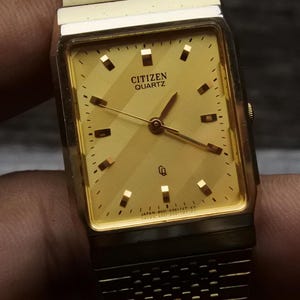 シチズン 6031-L10977 腕時計 ウォッチ クォーツ ロゴ ゴールド色 CITIZEN - シチズン 6031-L10977 腕時計 ウォッチ クォーツ ロゴ