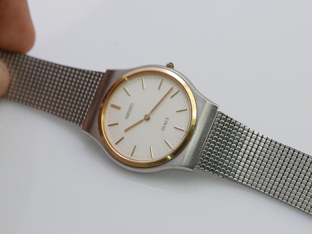 ヴィンテージ セイコー ドルチェ 8N40 6090 ドレスウォッチ メンズ