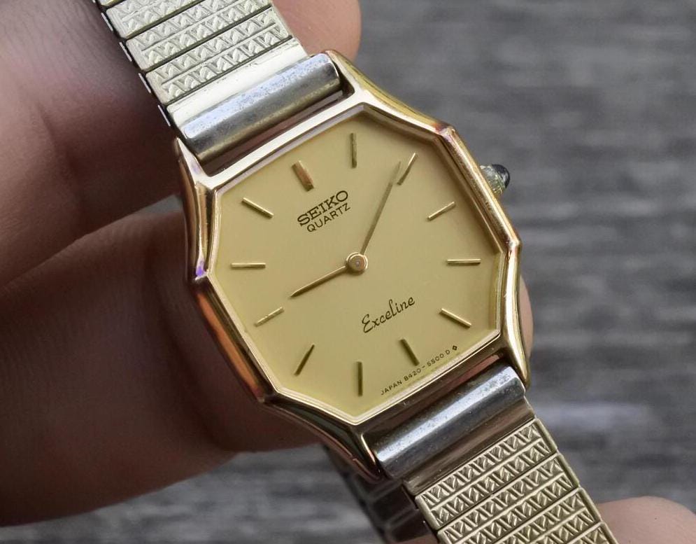 SEIKO EXCELINE 8420-5430 エクセリーヌ腕時計