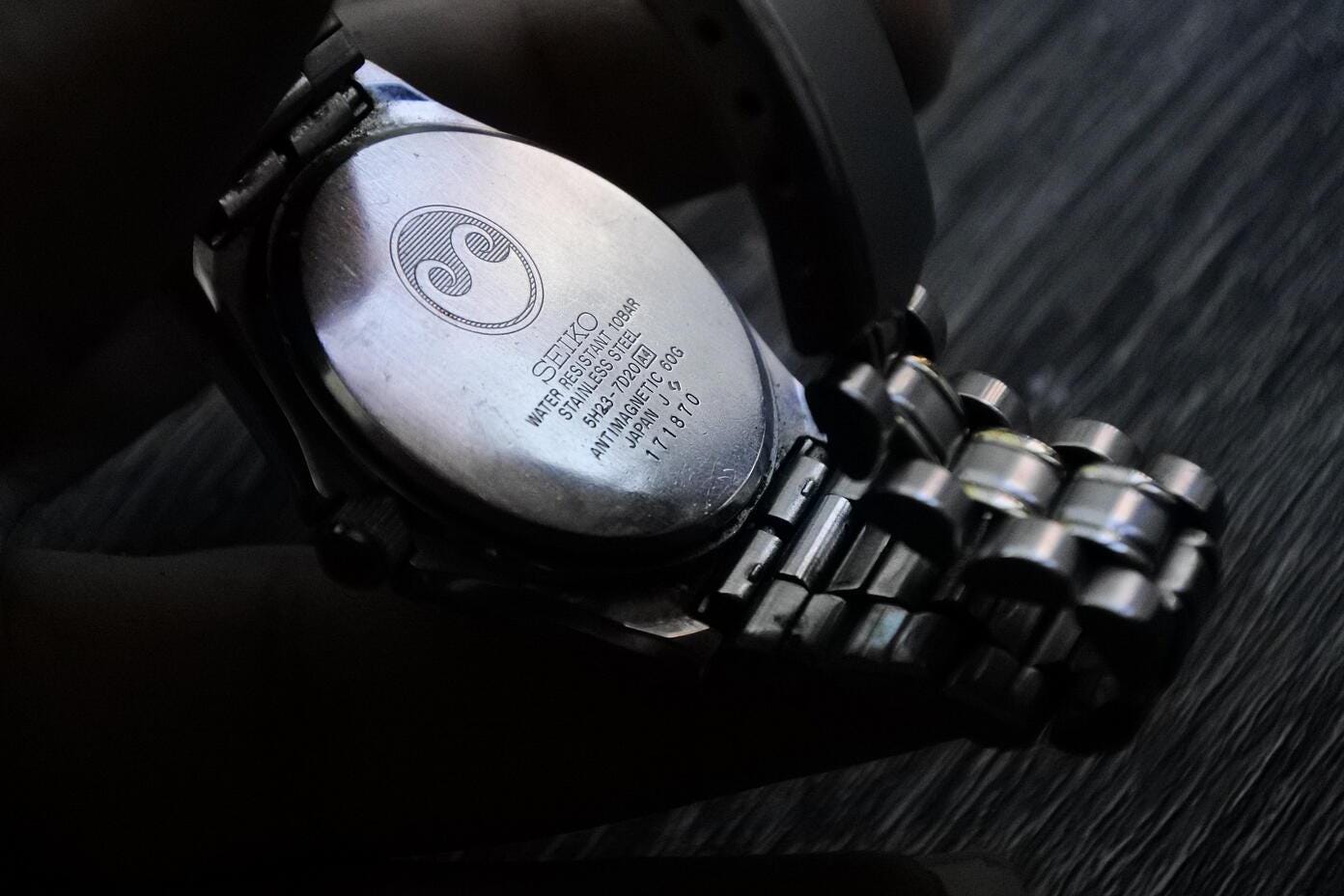 Seiko Chronos 5H23‑7D20 ブラック シルバー Seiko Chronos 5H23-7D20 – Studio Tokei