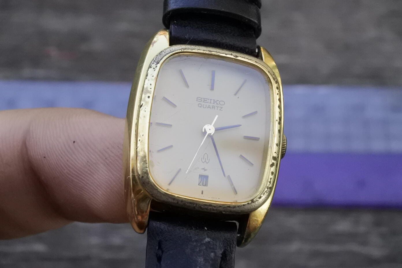 SEIKO】7830-5000 QUARTZ SGP BACK ST.STEEL 中古品時計 未使用