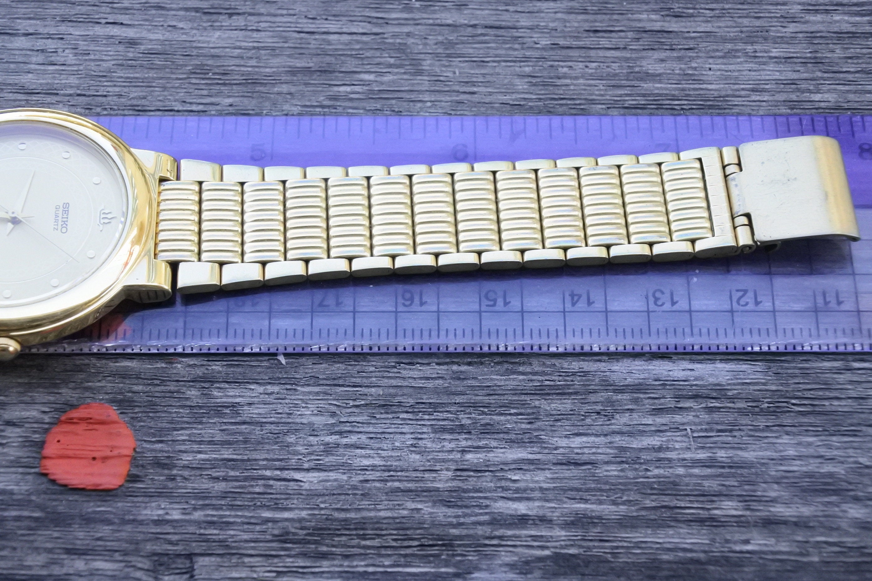 Vintage Seiko Galaxy V701 1K00 Integrated Bracelet Men