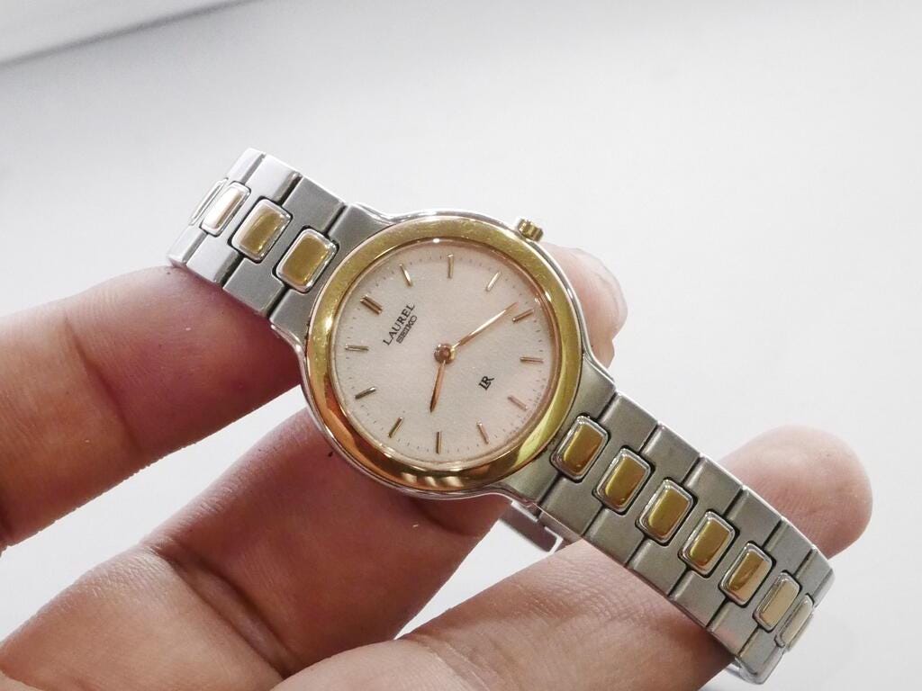 新品電池 SEIKO LAUREL レディースクオーツ 5A50-3010 Yahoo!オークション - SEIKO セイコー LAUREL ローレル 5A50-3010 動作