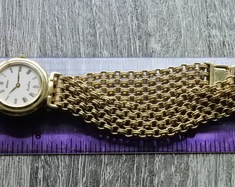 Vintage Seiko Exceline 7320 6520 Roman Numeral Dial Lady